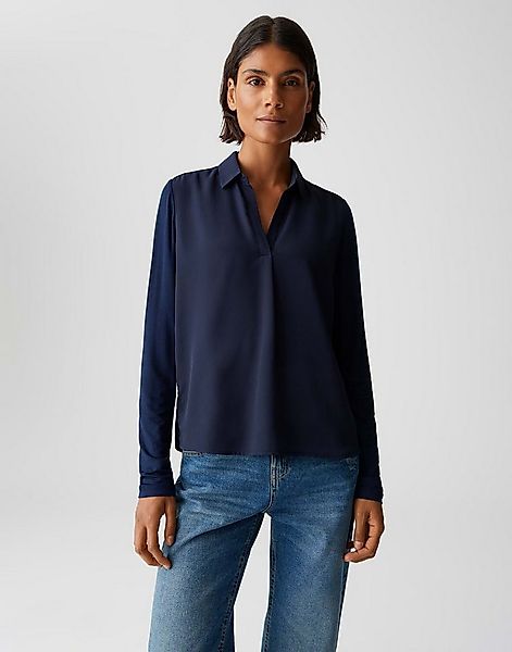 OPUS Langarmbluse FLASTI FLASTI Regular Shirtbluse Umlegekragen, kleine Fal günstig online kaufen