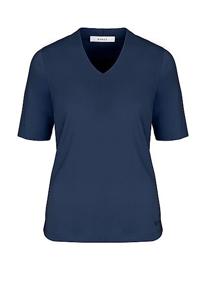 bianca Kurzarmshirt EDIRA in cleanem Look mit V-Ausschnitt günstig online kaufen