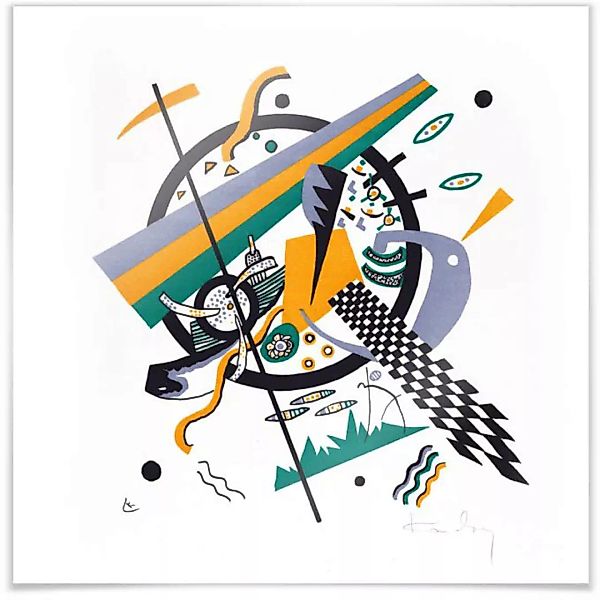 Wall-Art Poster "Kleine Welten Formel 1 abstrakt", Abstrakt, (1 St.) günstig online kaufen