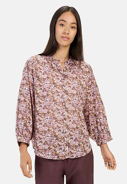 camel active Langarmbluse mit Allover Print Langarm Hemdblusenkragen Allove günstig online kaufen