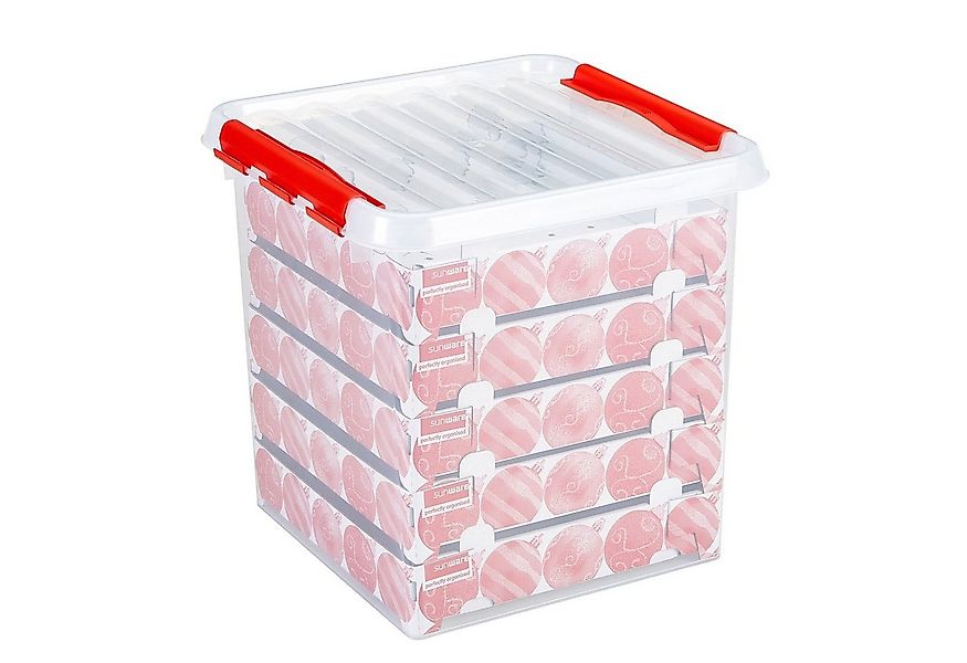 Sunware Aufbewahrungsbox Weihnachtskugelbox mit Trays für 125 Kugeln Aufbew günstig online kaufen