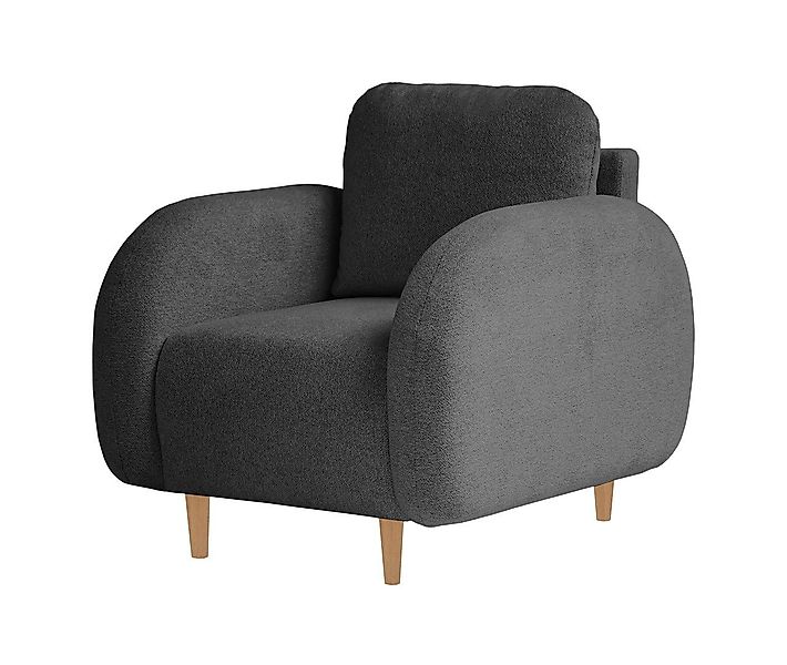Beautysofa Sessel OPTIMO, Kunststoffbeine in schwarzer günstig online kaufen