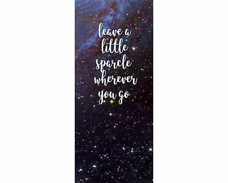 Trtapete "Leave a sparkl" 0,91x2,11 m / selbstklebende Folie günstig online kaufen