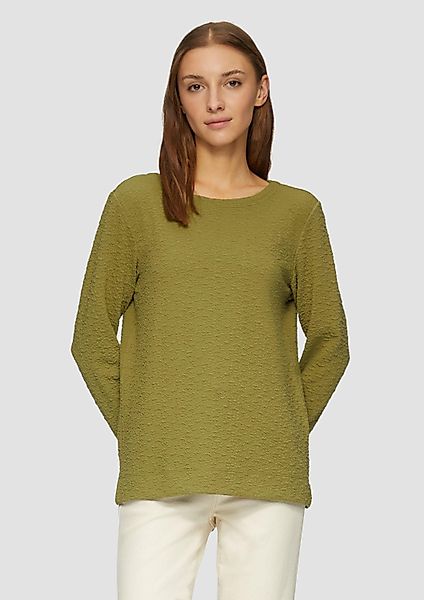 s.Oliver Sweatshirt Sweatshirt Strukturiertes Sweatshirt mit günstig online kaufen