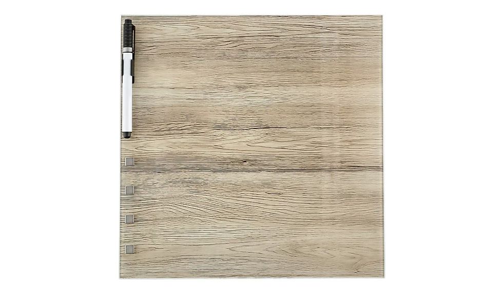 Memoboard 30x30 cm  Wood (Braun) ¦ braun ¦ Maße (cm): B: 30 H: 30 Accessoir günstig online kaufen