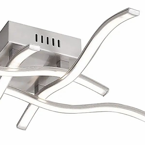 JUST LIGHT Deckenleuchte »WAVE«, 4 flammig, Leuchtmittel LED-Board   LED fe günstig online kaufen