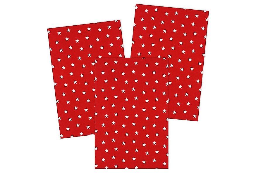 Kracht Geschirrtuch Sternchen, (Set, 3-tlg., Set), 3er Pack Geschirrtücher günstig online kaufen