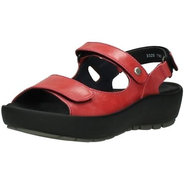 Wolky  Sandalen Sandaletten Rio 0332520-500 red Velvet Leather 0332520-500 günstig online kaufen