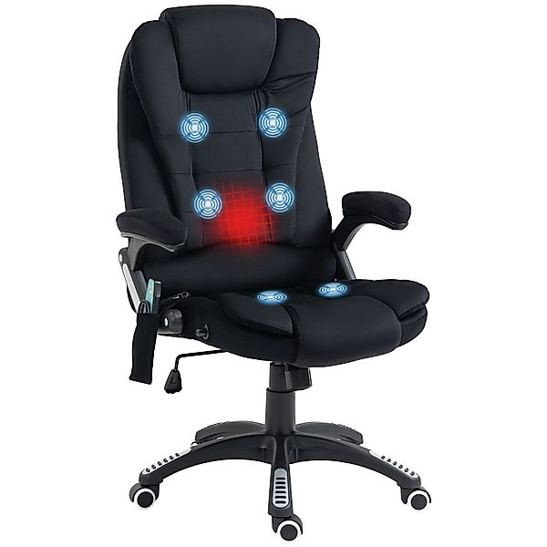 Vinsetto Schreibtischstuhl mit Vibrationsmassage, Heiz-, Liegefunktion, erg günstig online kaufen