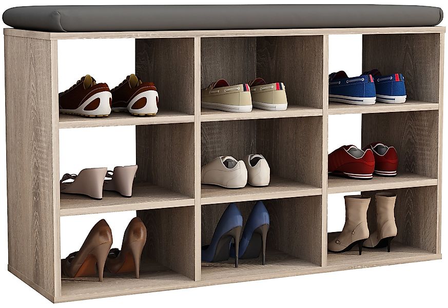 VCM Schuhregal Holz Regal Schuhschrank Schuhregal günstig online kaufen
