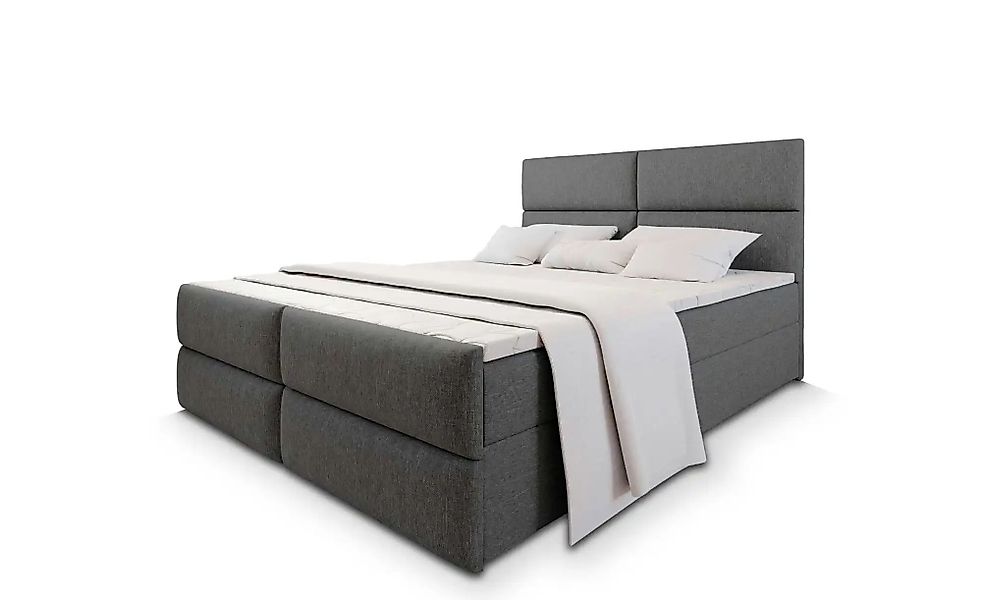 MASSENO Boxbett mit Bettkasten Mulen ¦ grau ¦ Maße (cm): B: 160 H: 98 Bette günstig online kaufen
