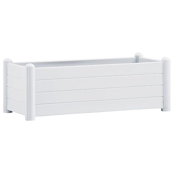 vidaXL Hochbeet Garten-Hochbeet PP Weiß 100x43x35 günstig online kaufen