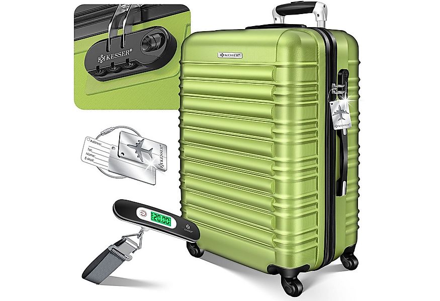 KESSER Hartschalen-Trolley Reisekoffer 84L Koffer Inkl. Kofferwaage + Gepäc günstig online kaufen