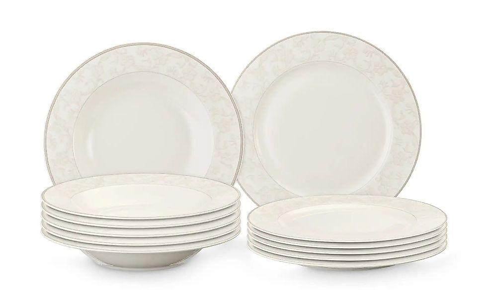 Ritzenhoff & Breker Tafelservice  12-teilig  Isabella ¦ weiß ¦ Porzellan ¦ günstig online kaufen