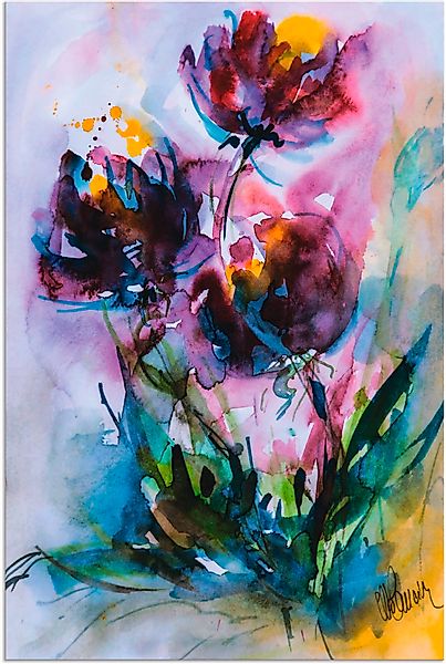 Artland Wandbild »Küchenschelle«, Blumen, (1 St.), als Alubild, Outdoorbild günstig online kaufen