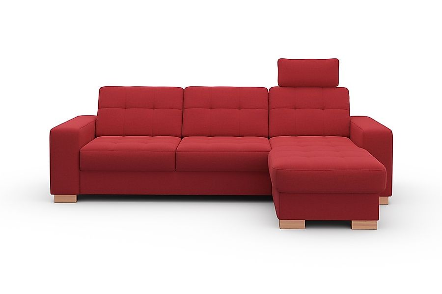 sit&more Ecksofa "Quincy L-Form" wahlweise mit Bettfunktion und Bettkasten günstig online kaufen