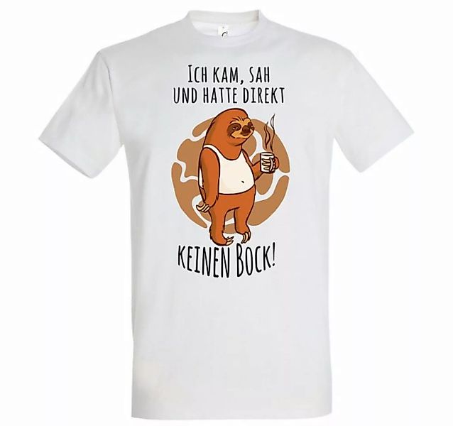 Youth Designz T-Shirt ICH KAM SAH UND HATTE DIREKT KEINEN BOCK! Herren Shir günstig online kaufen