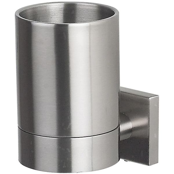 Spirella Zahnputzbecher Nyo Steel Brushed aus gebürstetem Edelstahl günstig online kaufen
