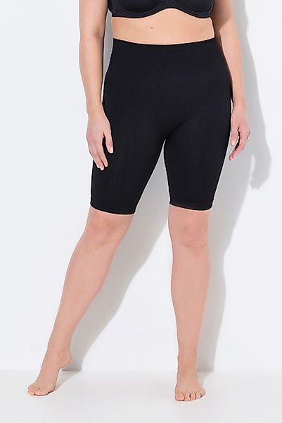 Ulla Popken Feinstrumpfhose Strumpf-Radler Rippjersey breiter günstig online kaufen