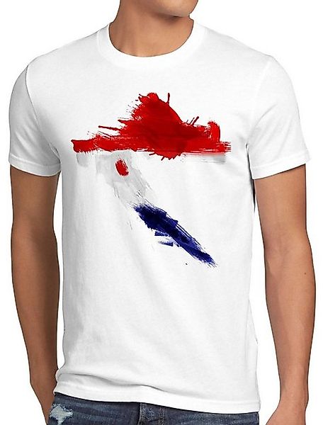 style3 T-Shirt Flagge Kroatien Fußball Sport Croatia WM EM Fahne günstig online kaufen