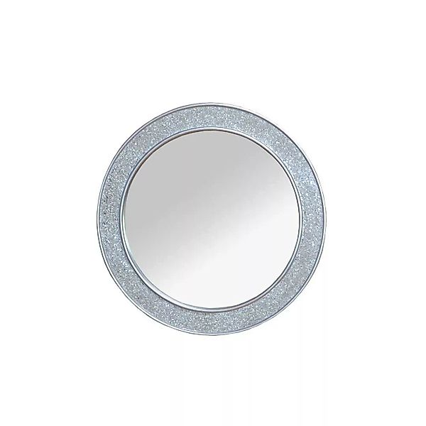 Runder Spiegel in Silberfarben Mosaik Optik günstig online kaufen