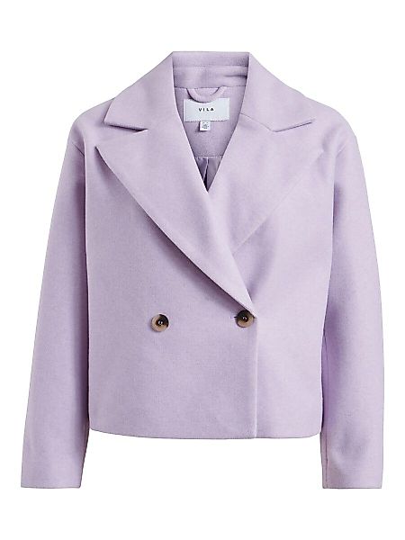 VILA Zweireihige Jacke Damen Violett günstig online kaufen