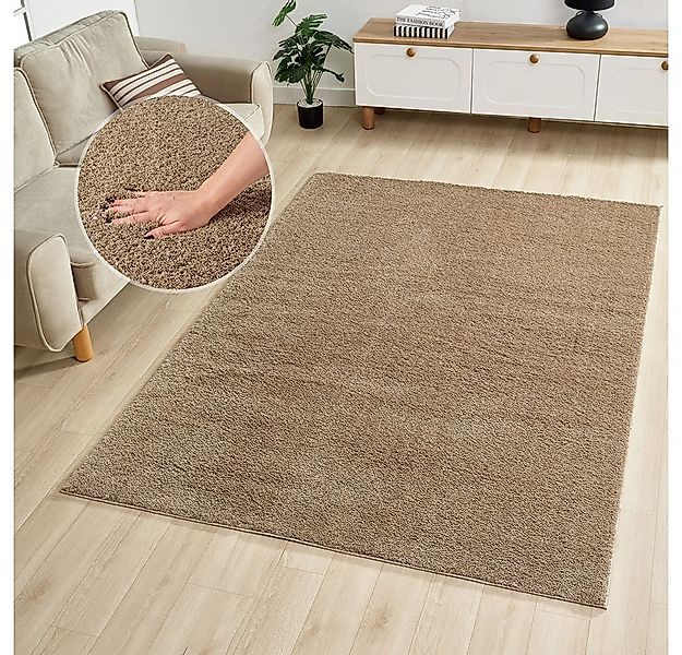 OTTO home Teppich Lilari Shaggy Premium, weich, modern, rechteckig, Höhe: 3 günstig online kaufen