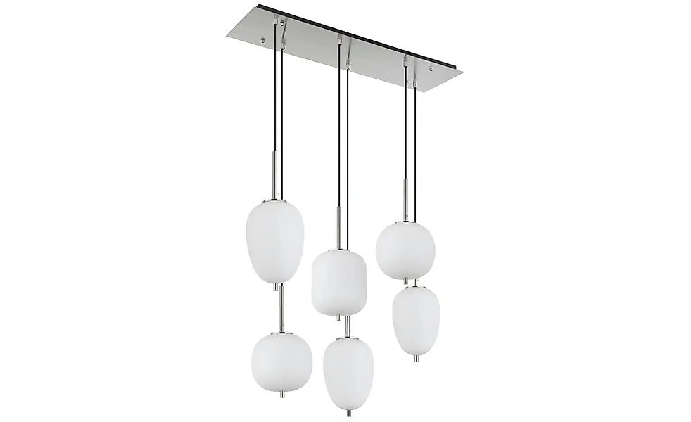 Globo Lighting Pendelleuchte   ¦ silber ¦ Maße (cm): B: 80 H: 120 T: 34.0 L günstig online kaufen
