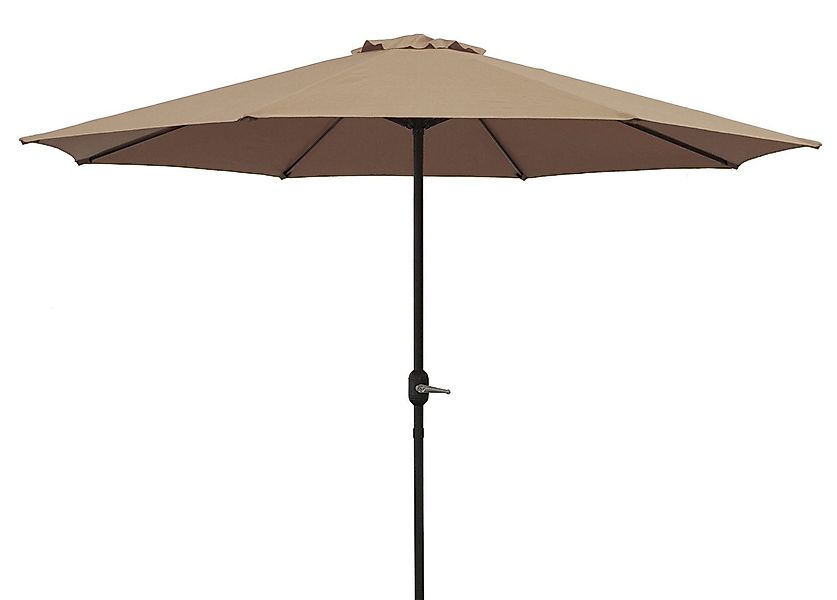 DEGAMO Marktschirm, 300cm Durchmesser, mit Kurbelmechanismus, günstig online kaufen