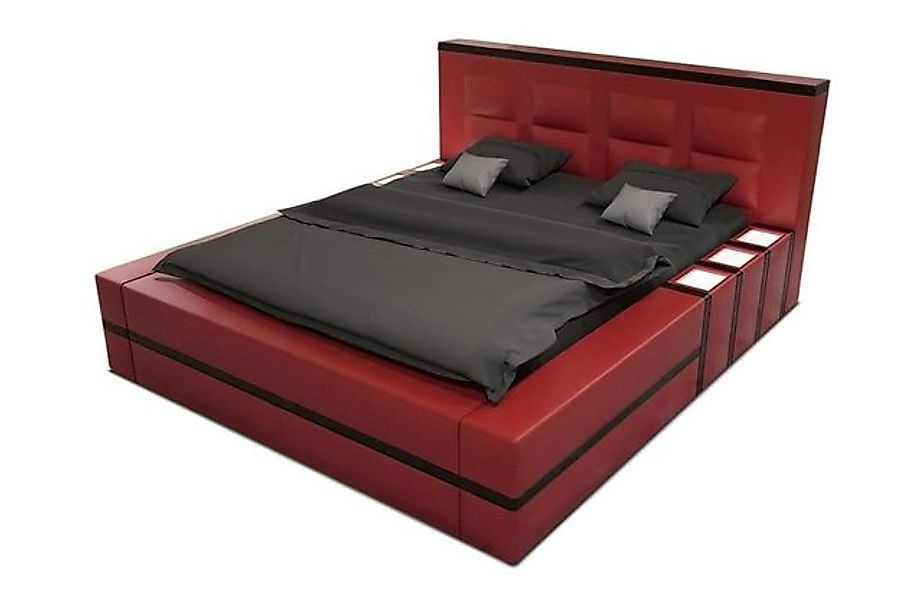 Sofa Dreams Boxspringbett Asti Bett Kunstleder Premium Komplettbett mit LED günstig online kaufen