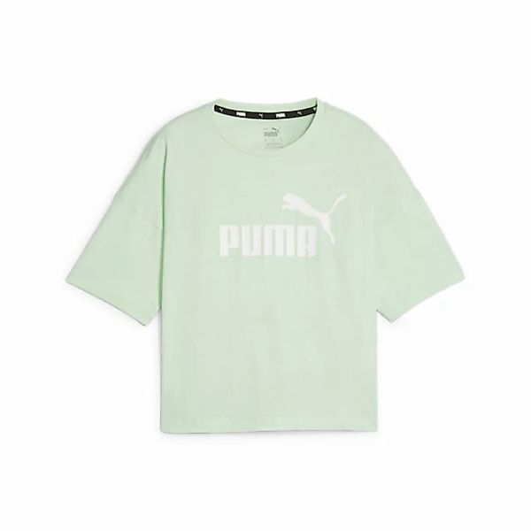 PUMA Crop-Top Essentials Logo Cropped T-Shirt Damen günstig online kaufen