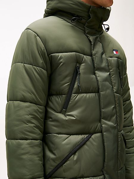 Tommy Jeans Steppmantel "FABRIC MIXED PARKA", Regular fit mit Kapuze günstig online kaufen