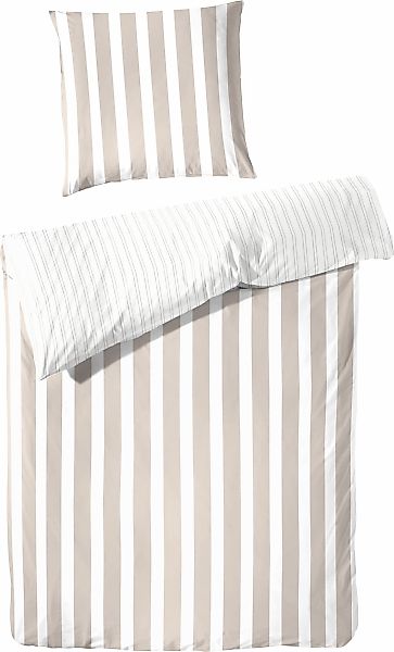 Primera Wendebettwäsche "Delf" 3 Stk. tlg. mit Streifen günstig online kaufen