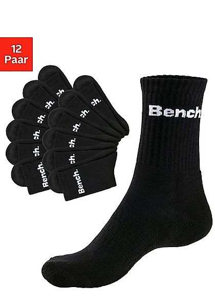 Bench. Tennissocken (Packung, 12-Paar) mit Fuß Polsterung günstig online kaufen