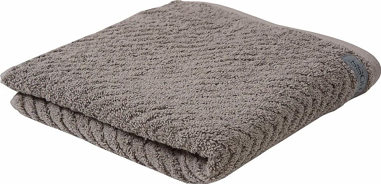 ROSS Handtuch "Smart" Uni-Rippe mit Velourslabel günstig online kaufen