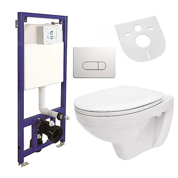 Belvit Tiefspül-WC UNI-KomplettSet, Komplett-Set günstig online kaufen