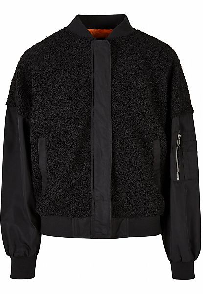 URBAN CLASSICS Bomberjacke "Urban Classics Damen Ladies Oversized Sherpa Mi günstig online kaufen
