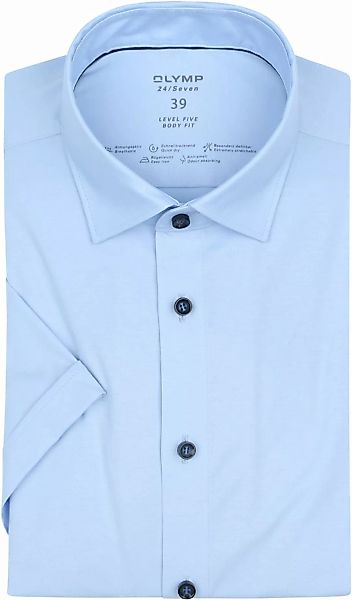 OLYMP Short Sleeve Hemd Level 5 24/Seven Helblau - Größe 41 günstig online kaufen