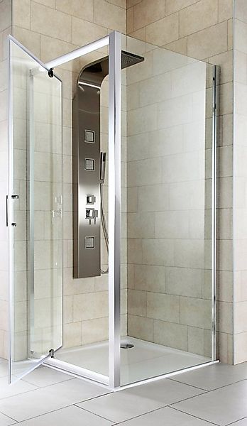 welltime Eckdusche Texas, BxT: 90x90 cm, Sicherheitsglas, Dusche inkl. Meta günstig online kaufen