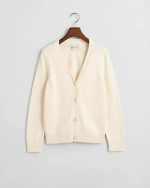 Gant Strickjacke CLASSIC COTTON CARDIGAN, CREAM günstig online kaufen