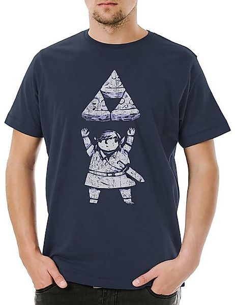 Urban Backwoods Print-Shirt Urban Backwoods Triforce Pizza Herren T-Shirt N günstig online kaufen