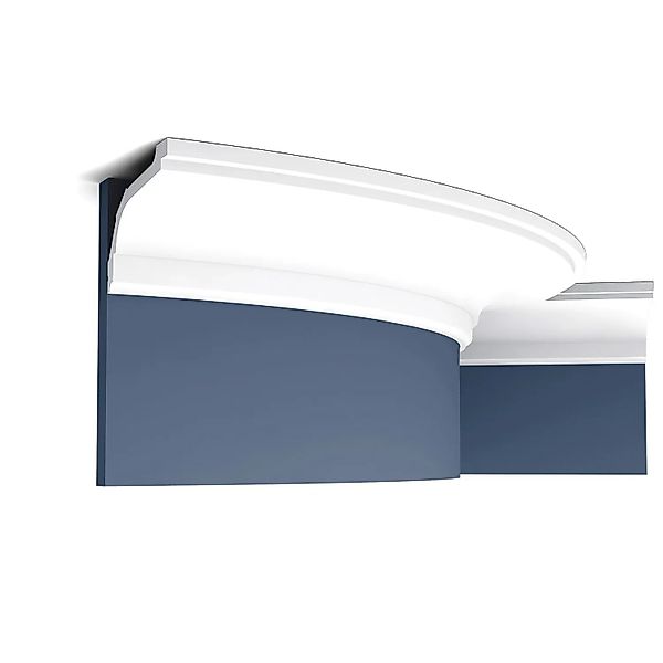 ORAC DECOR C220F LUXXUS Flexible Eckleiste Stuckleiste Gesims Dekor Profil günstig online kaufen
