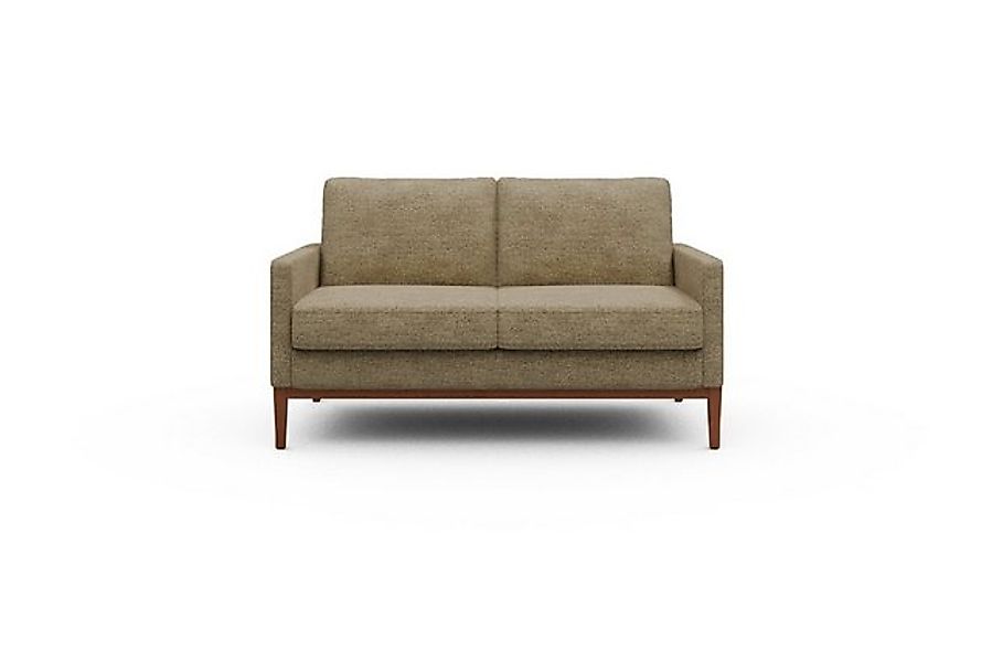 moebelfaktor Sofa Bodo 2-Sitzer, Retro-Design, elegante Linien, stabile Hol günstig online kaufen