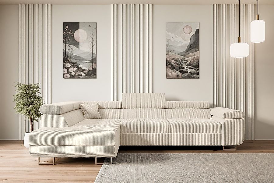 ALTDECOR Ecksofa GUSA-L, Couch mit Schlaffunktion, günstig online kaufen