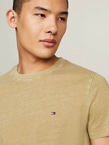 Tommy Hilfiger T-Shirt "GARMENT DYE CHEST FLAG TEE" günstig online kaufen