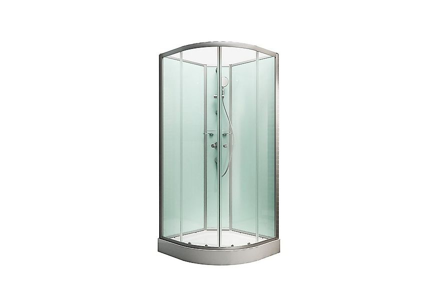 Schulte Komplettdusche Kreta II, BxT: 89x89 cm, 5 mm Sicherheitsglas, Kompl günstig online kaufen