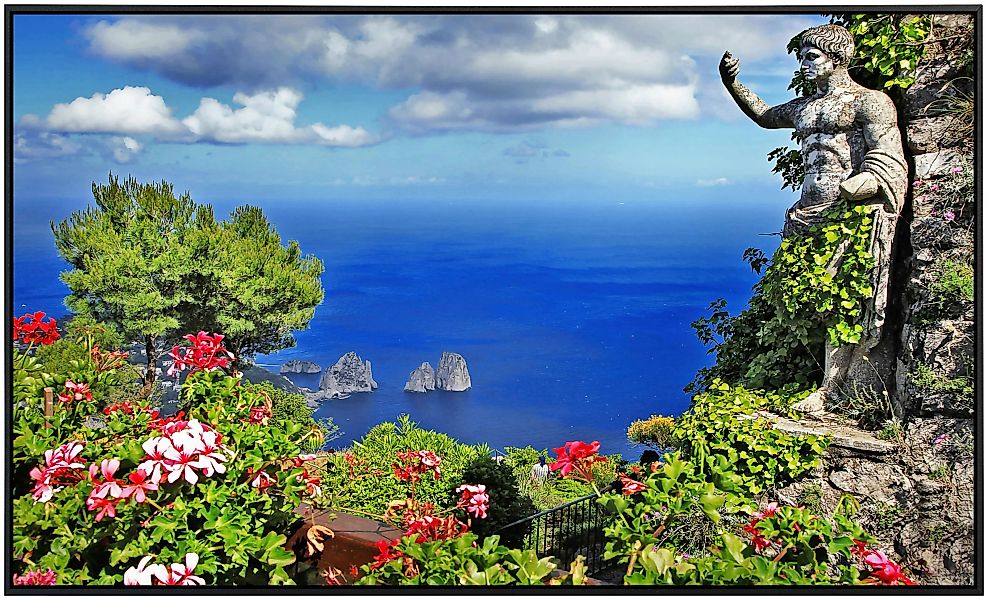 Papermoon Infrarotheizung »Capri Island View«, sehr angenehme Strahlungswär günstig online kaufen
