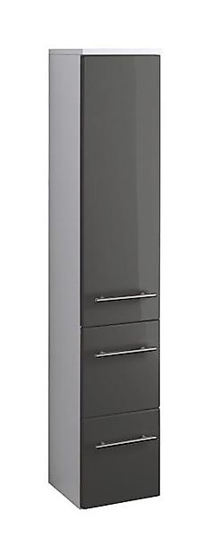 Midischrank 25 PARMA Held Möbel Weiß / Aubergine günstig online kaufen