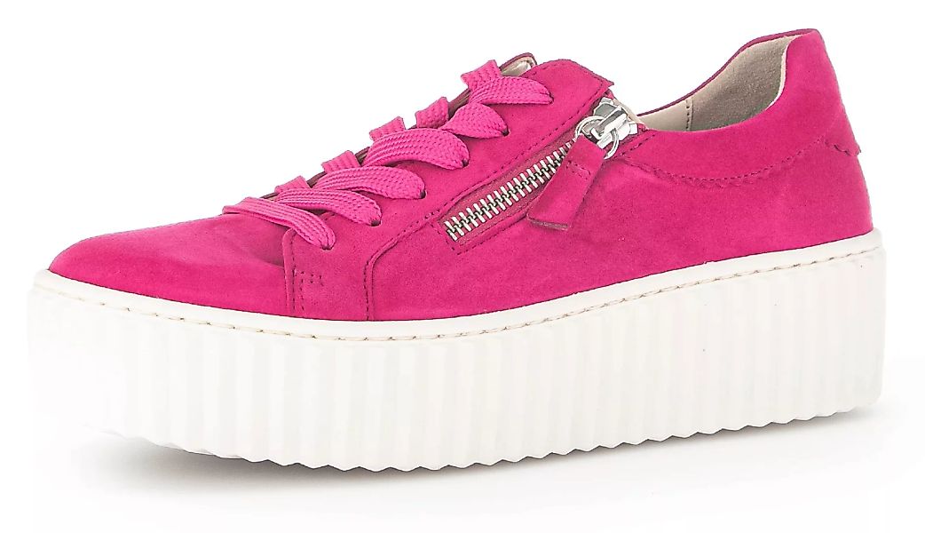 Gabor Plateau Sneaker Damen pink günstig online kaufen