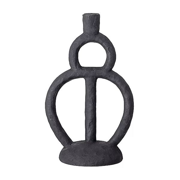 Bloomingville - Ramina Kerzenhalter H 29cm - schwarz/LxBxH 17,5x12,5x29cm/f günstig online kaufen